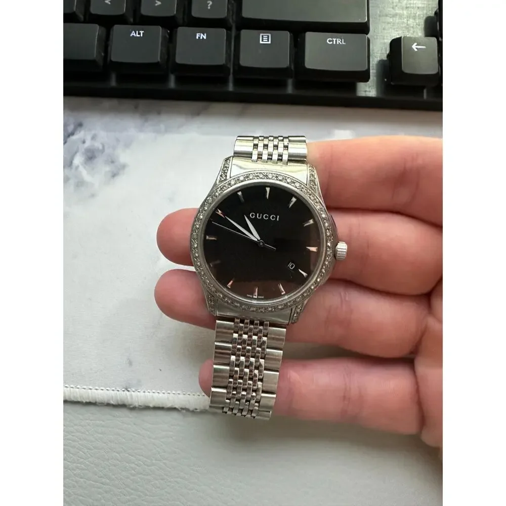 Gucci G-Timeless Men's Watch Diamond